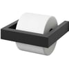 ZACK Linea Toiletrolhouder 15,7x15,2x3 cm Zwart