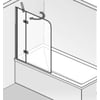 HSK Premium Softcube Badvouwwand 2-delig 100x140 cm chroom helder glas