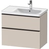 Duravit D-Neo Onderkast 78,4x45,2x62,5 cm Taupe