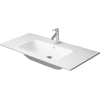 Duravit ME by Starck Meubelwastafel 54 cm Met overloop 1x Kraangat Wit