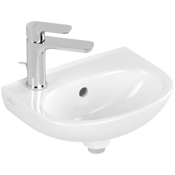 Villeroy &amp; Boch O. Novo Fontein met kraangat 36x27,5x10 cm Wit Alpin CeramicPlus