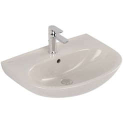 Villeroy &amp; Boch O. Novo Wastafel met kraangat 60x46x13 cm Pergamon CeramicPlus