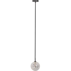 Ben Castor Plafondlamp Smoke Glass Ø 15x150 cm Zwart