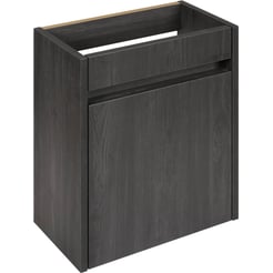 Saniselect Sana Fonteinonderkast 40x21,8x50 cm Gebrand Zwart