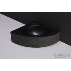 Forzalaqua Turino Fontein 30x30x10 cm 1 kraangat Graniet Gebrand