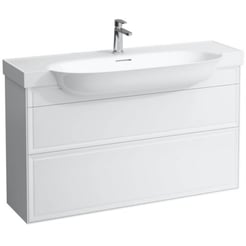 Laufen The New Classic Wastafelonderkast 117,6x31,6x67,7 cm 2 la Glanzend Wit