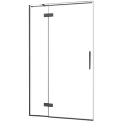 Saniselect Garda Draaideur 90x210 cm Links Helder Glas/Geborsteld Grijs