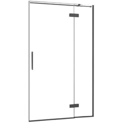 Saniselect Garda Draaideur 90x210 cm Rechts Helder Glas/Geborsteld Grijs