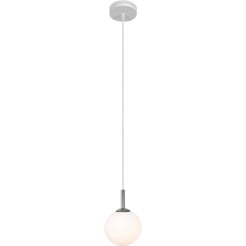 Ben Polaris Plafondlamp Opal Glass Ø 12x150 cm Wit