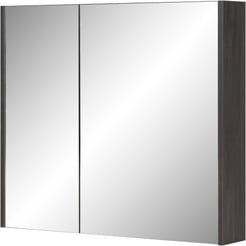 Saniselect Socan Spiegelkast 80x14x70 cm Gebrand Zwart