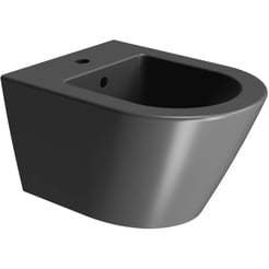 Ben Stelvio Wandbidet 36x50x28 cm Mat Zwart