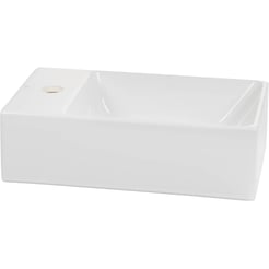 Ben Stelvio Fontein 1 krg links 40x23x12 cm Wit Xtra Glaze