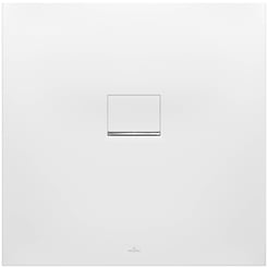 Villeroy &amp; Boch Squaro Infinity Douchebak 90x90x4 cm Stone White