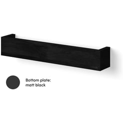 Looox Wooden Shelf BoX Wandplank 60x10x10 cm Black