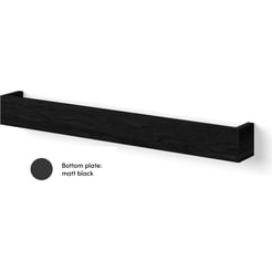 Looox Wooden Shelf BoX Wandplank 90x10x10 cm Black