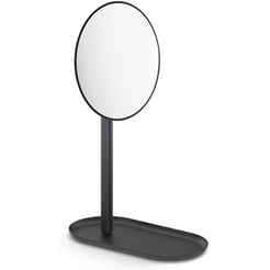 SaniDreams Thora - Make-up spiegel-rond-zwart-5x vergroot - Steelparts