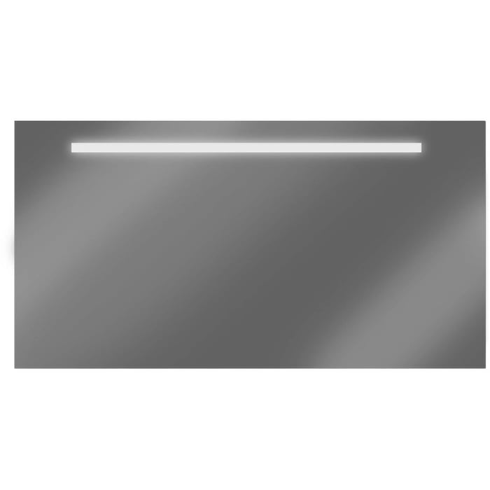 sticker oriëntatie bezoeker Looox spiegel 180x60 cm. met verlichting met verwarming - Sanidirect