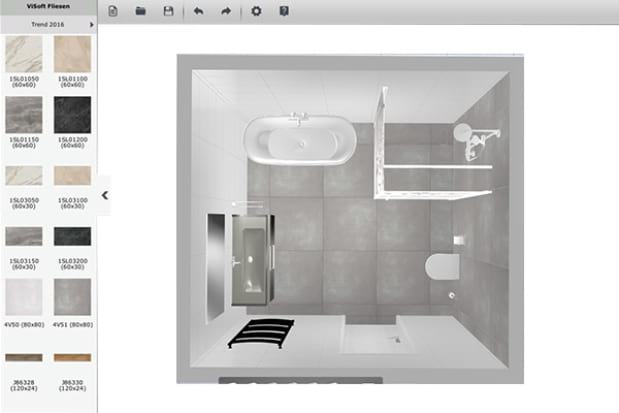 Raad Voorzitter Stout Zelf je badkamer ontwerpen met onze 3D planner - Sanidirect