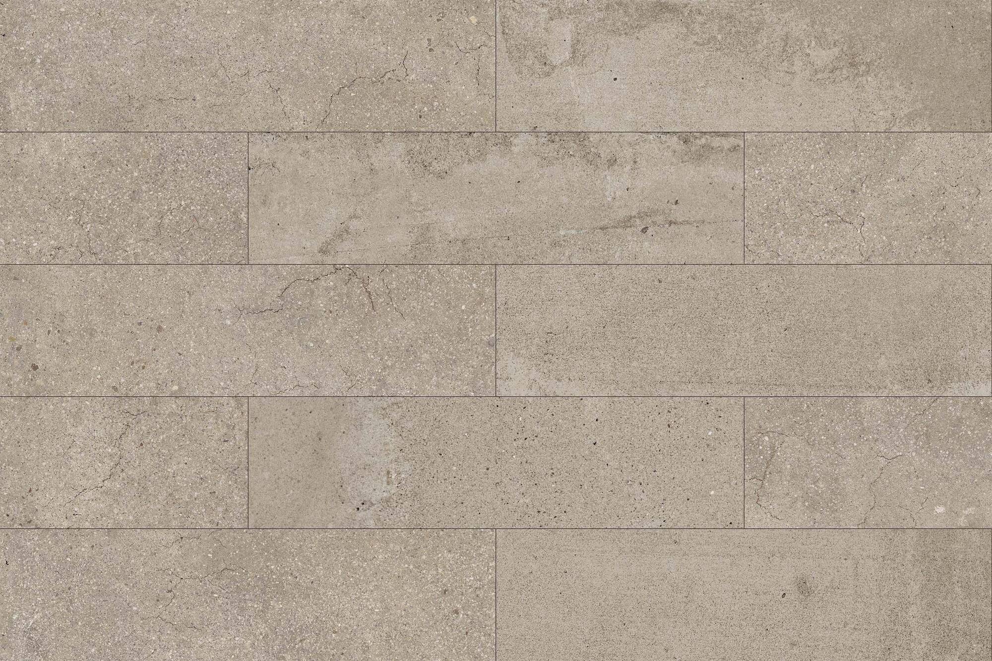 Wandtegel L&apos;antic Parma 8x30x0,85 cm Taupe 0,67 M2