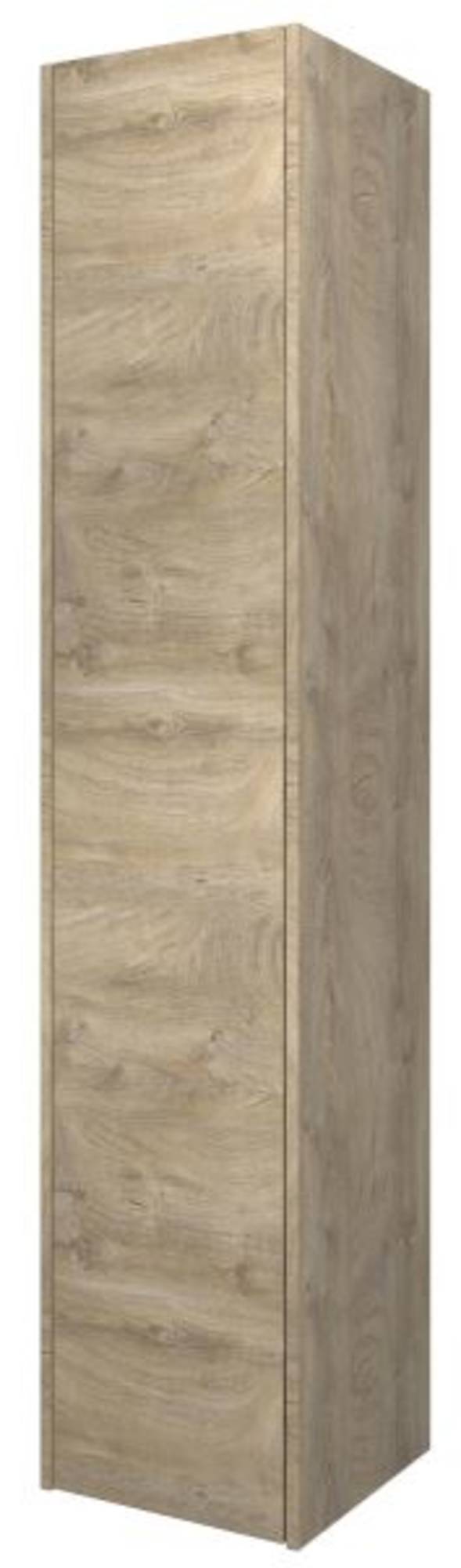Saniselect Hoge Kast 35x35x169 cm Raw Oak