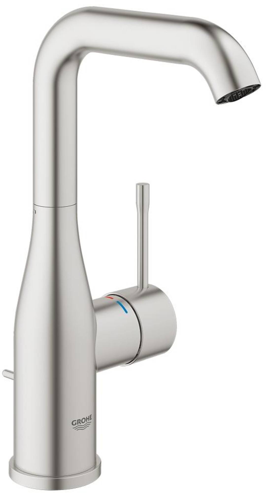 Grohe Essence New 1-gats wastafelkraan Supersteel