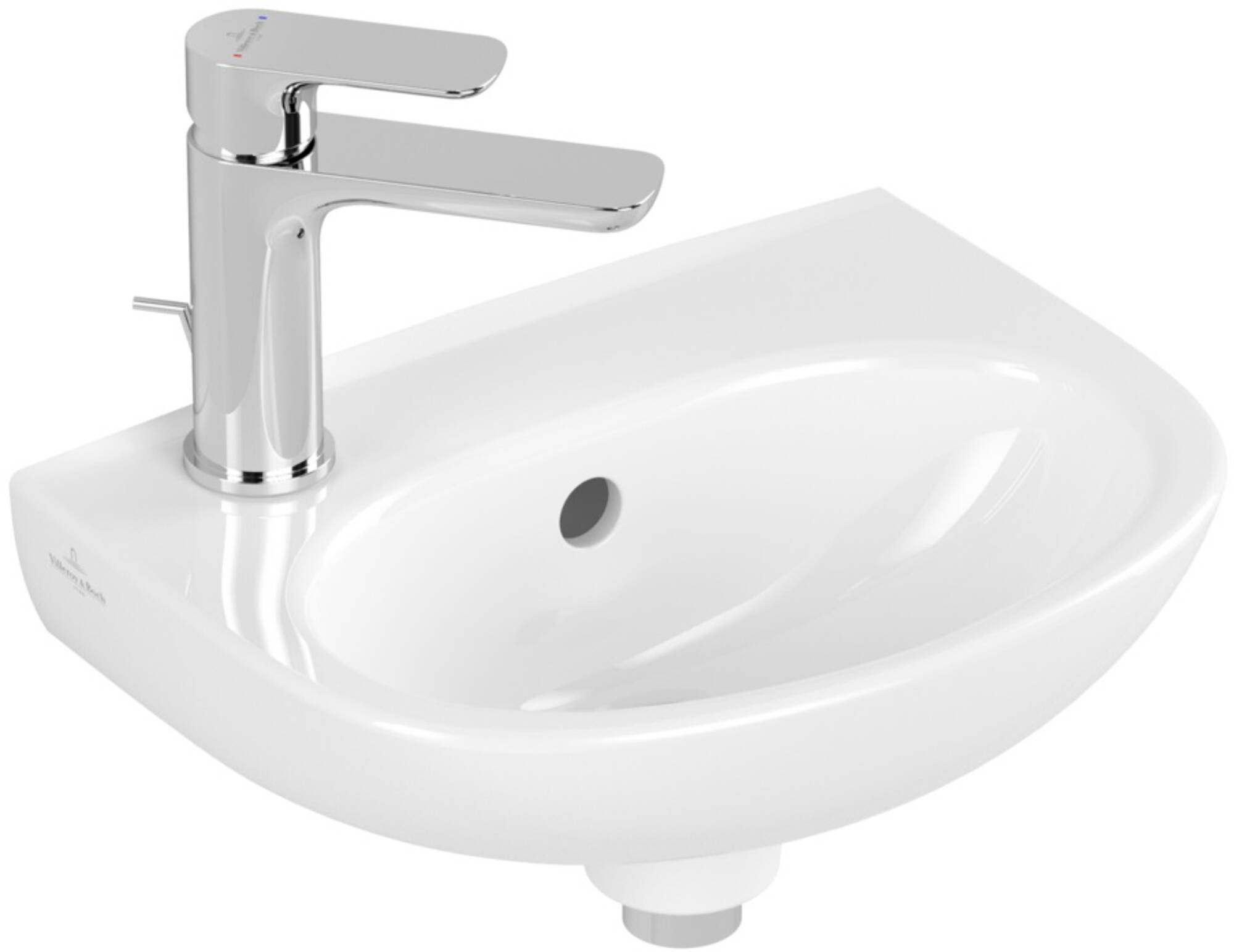 Villeroy & Boch O. Novo Fontein met kraangat 36x27,5x10 cm Wit Alpin CeramicPlus