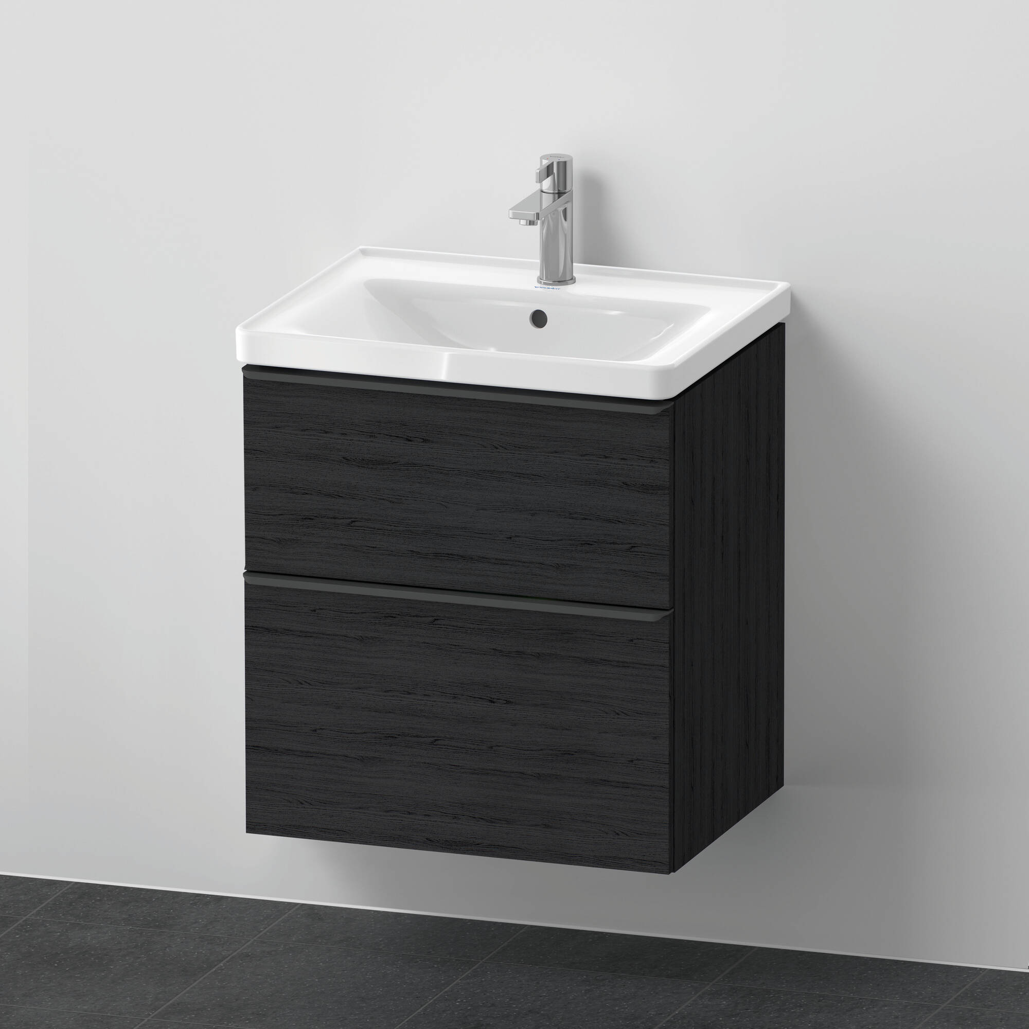 Duravit D-Neo Badkamermeubelset 60x48x79 cm Eiken (zwart)