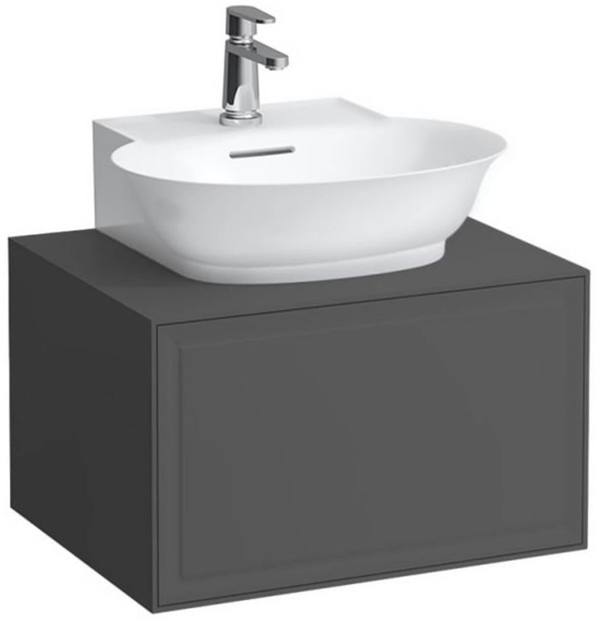 Laufen The New Classic Lade Element 1 lade 57,5x45,5 cm Traffic Grey
