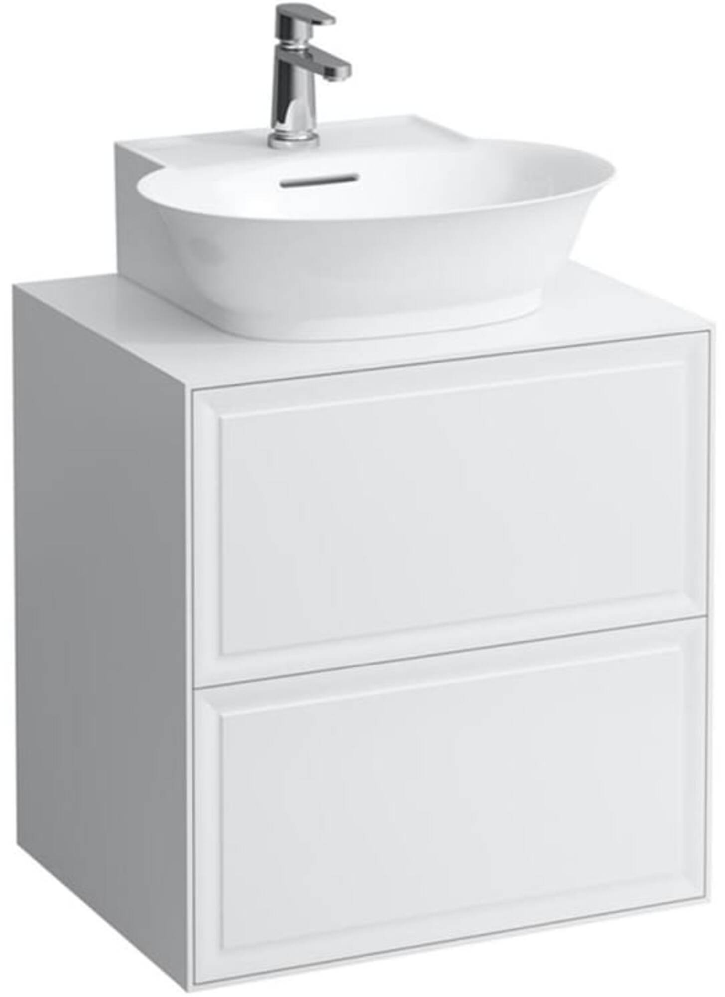 Laufen The New Classic Lade Element 2 lades 57,5x45,5 cm White Glossy