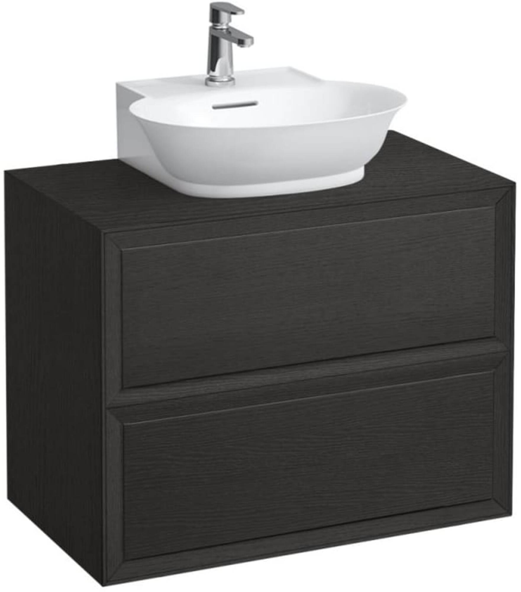 Laufen The New Classic Lade Element 2 lades 77,5x45,5 cm Blacked Oak