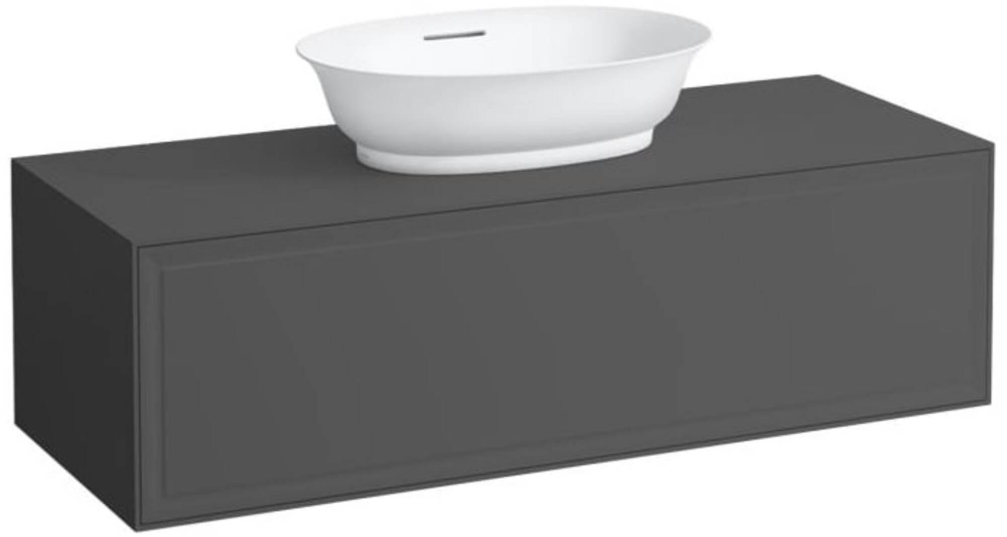 Laufen The New Classic Lade Element 117,5x45,5 cm Traffic Grey