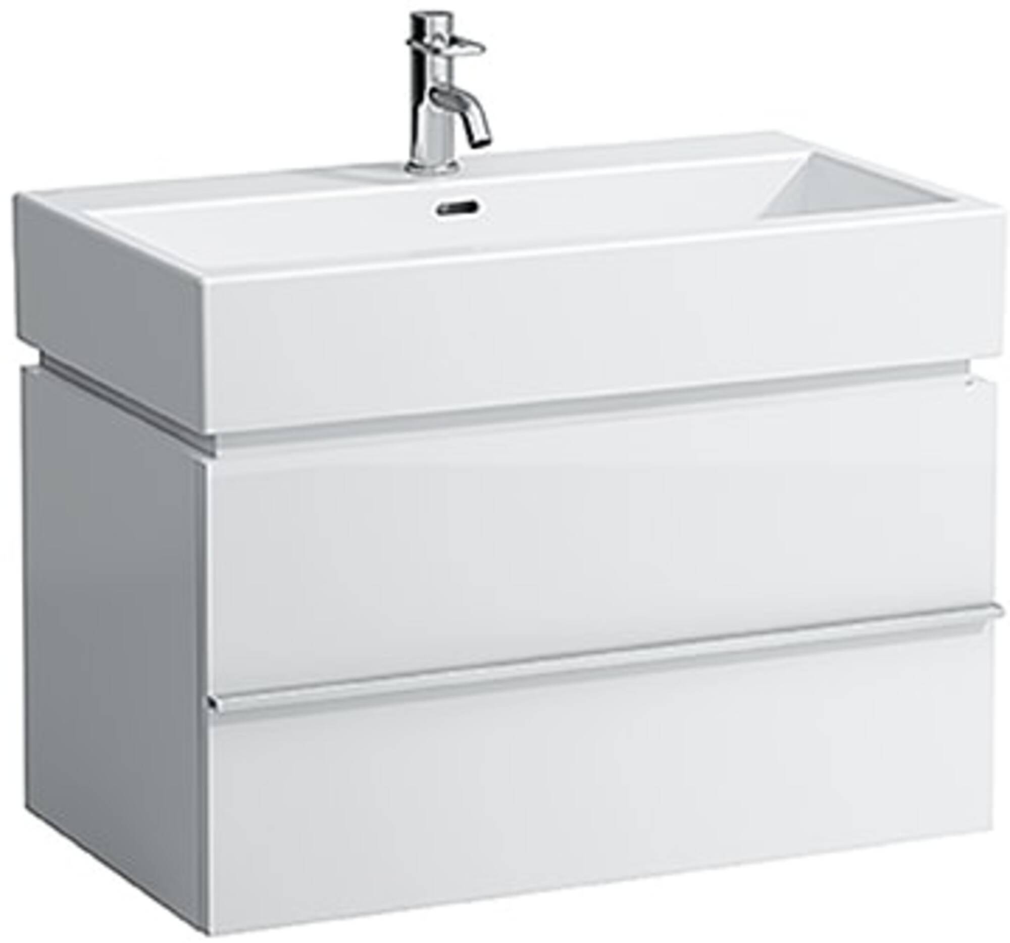 Laufen New Case Wastafelonderkast 79x45,5x45,5 cm Antraciet Eiken