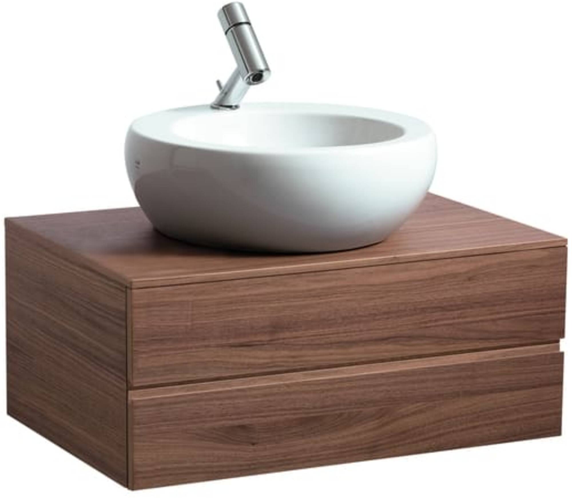 Laufen Alessi Onderkast 1 uitsp. 80x50x33,2 cm Noce Canaletto