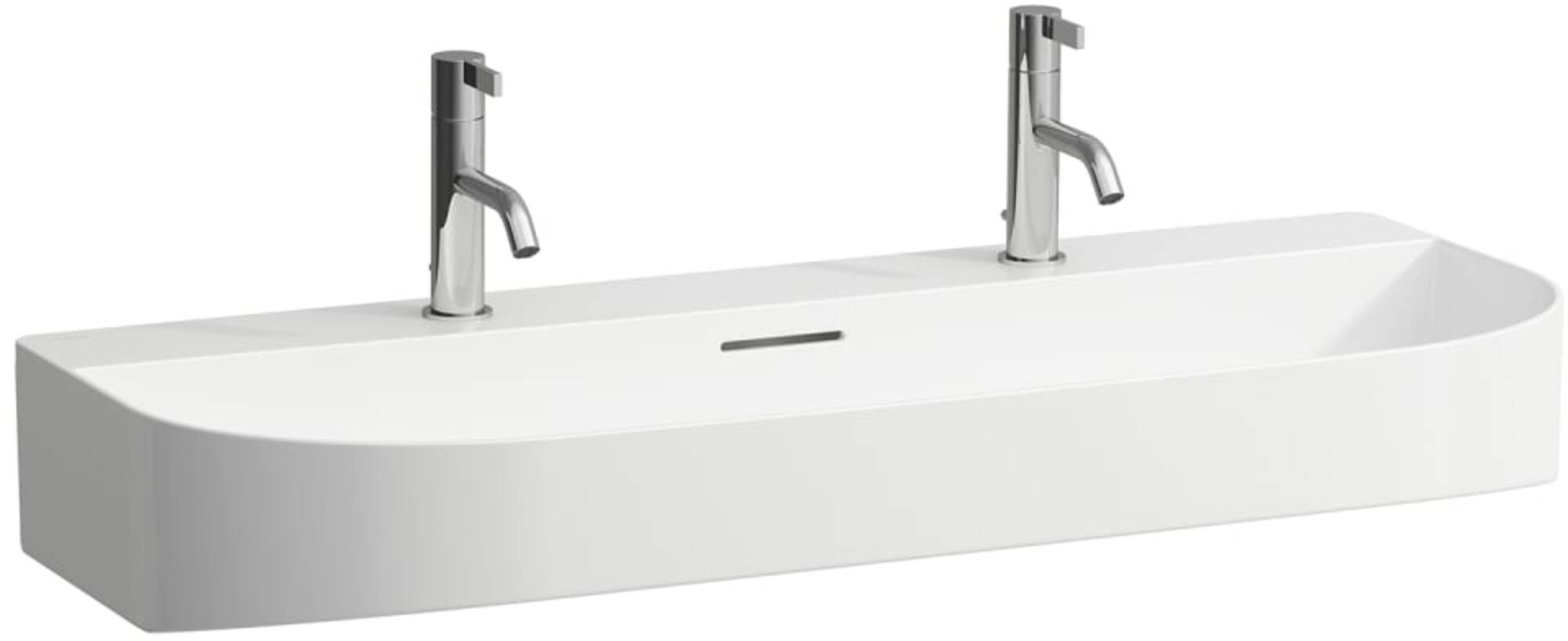 Laufen Sonar Wastafel 100x42 cm lcc Wit