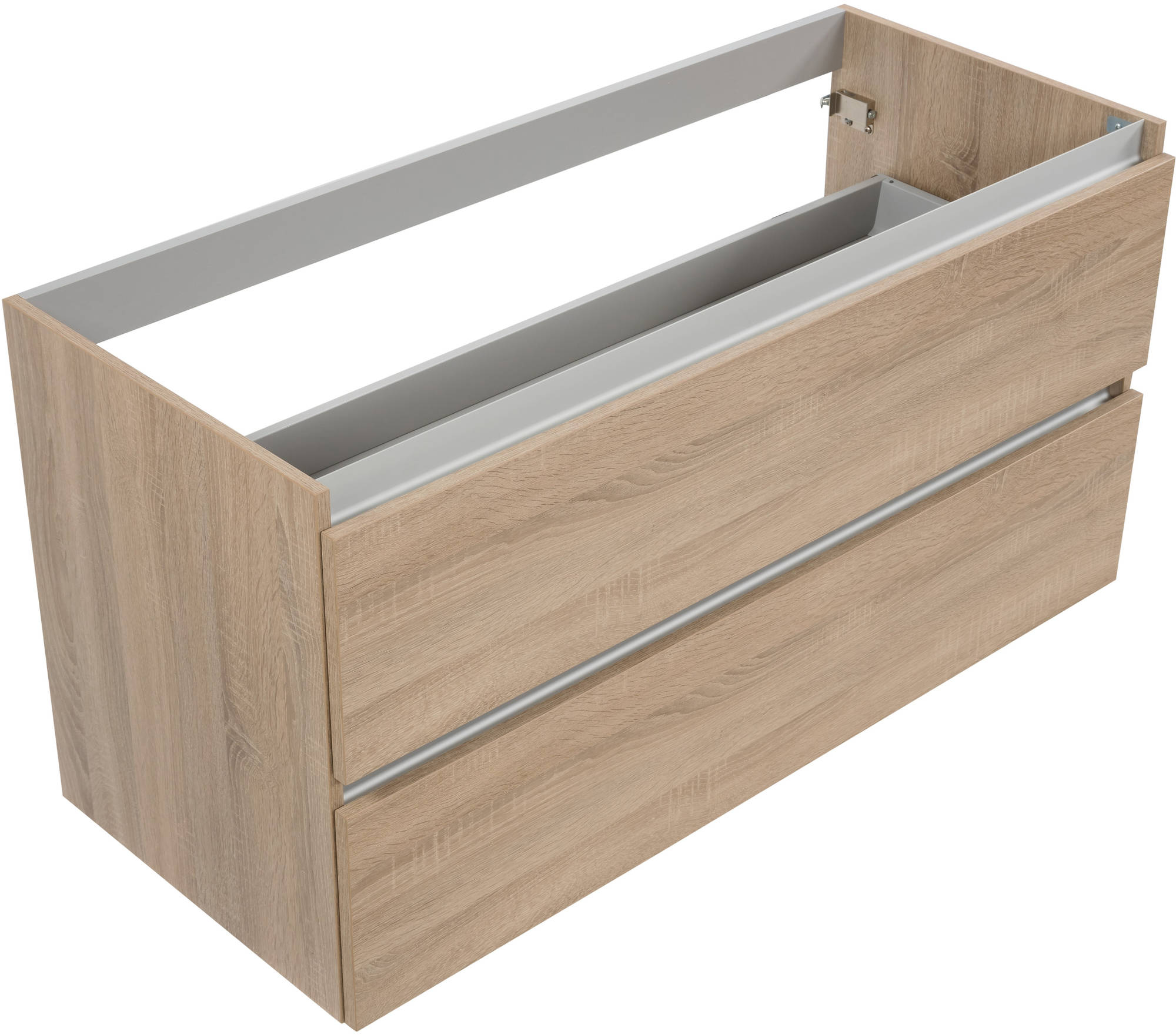 Saniselect Guarda Slimline Onderkast 120x39,5x60 cm Bardolino Eiken