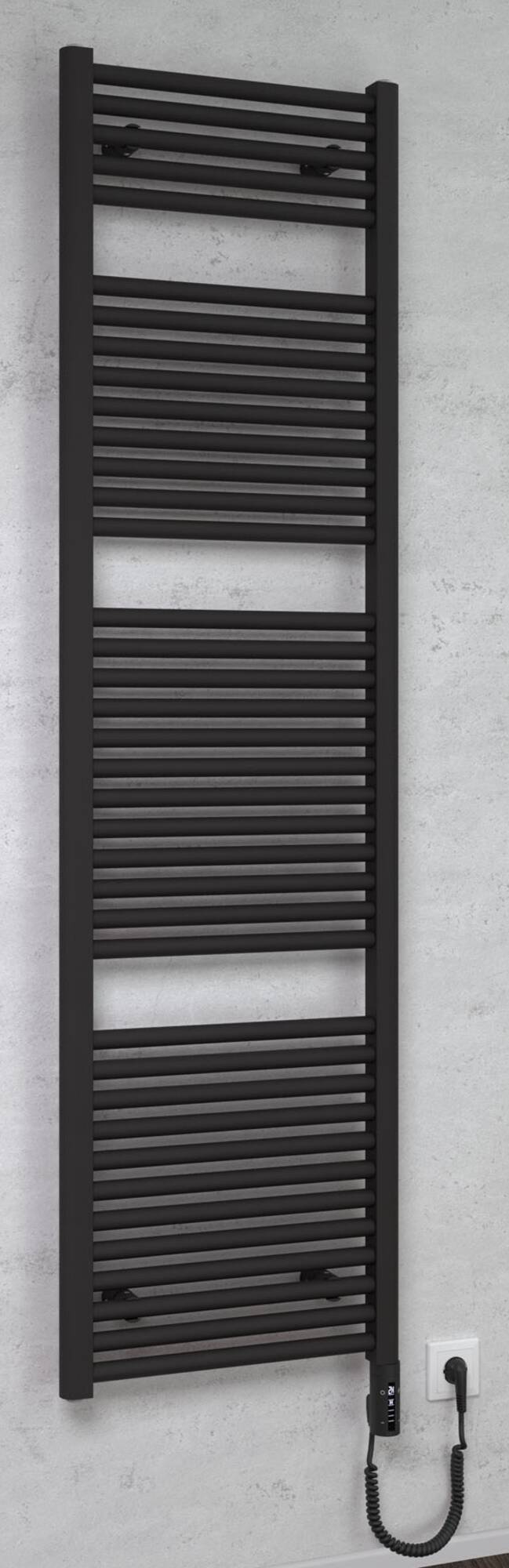 Ben Kos Elektrische Designradiator 50x177,5 cm Grafiet Zwart