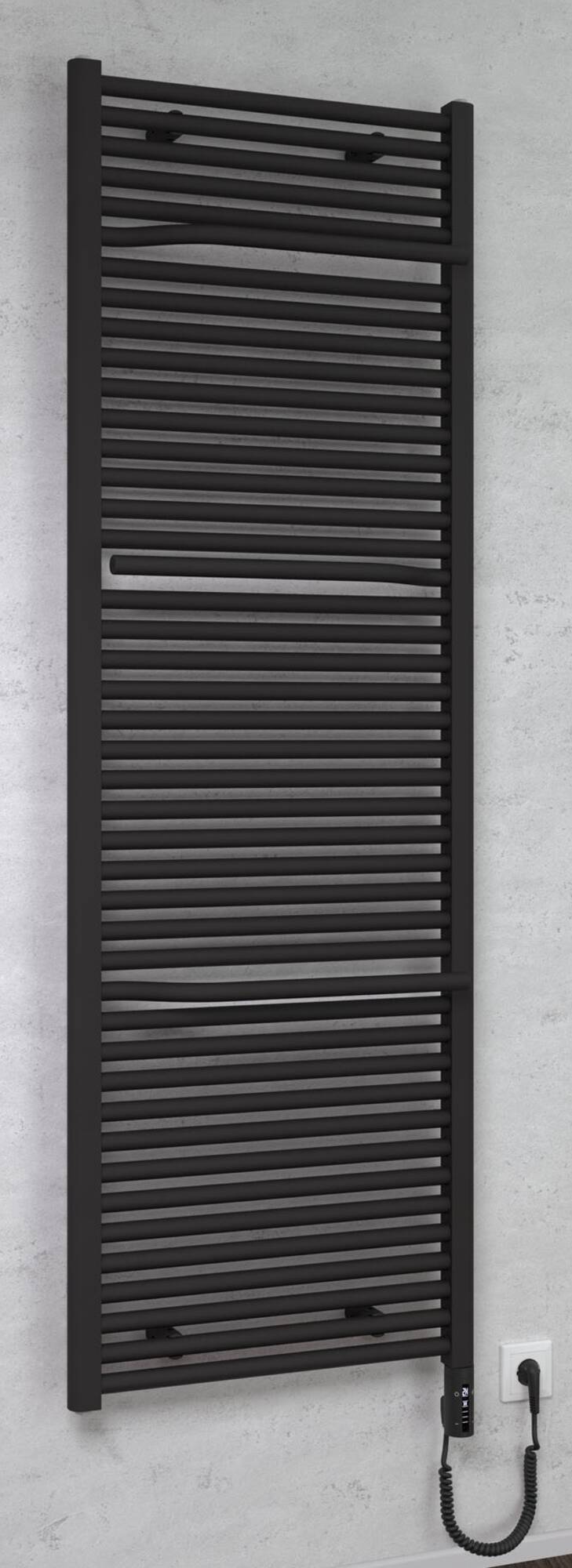 Ben Lineos Elektrische Designradiator 60x177,5 cm Zwart