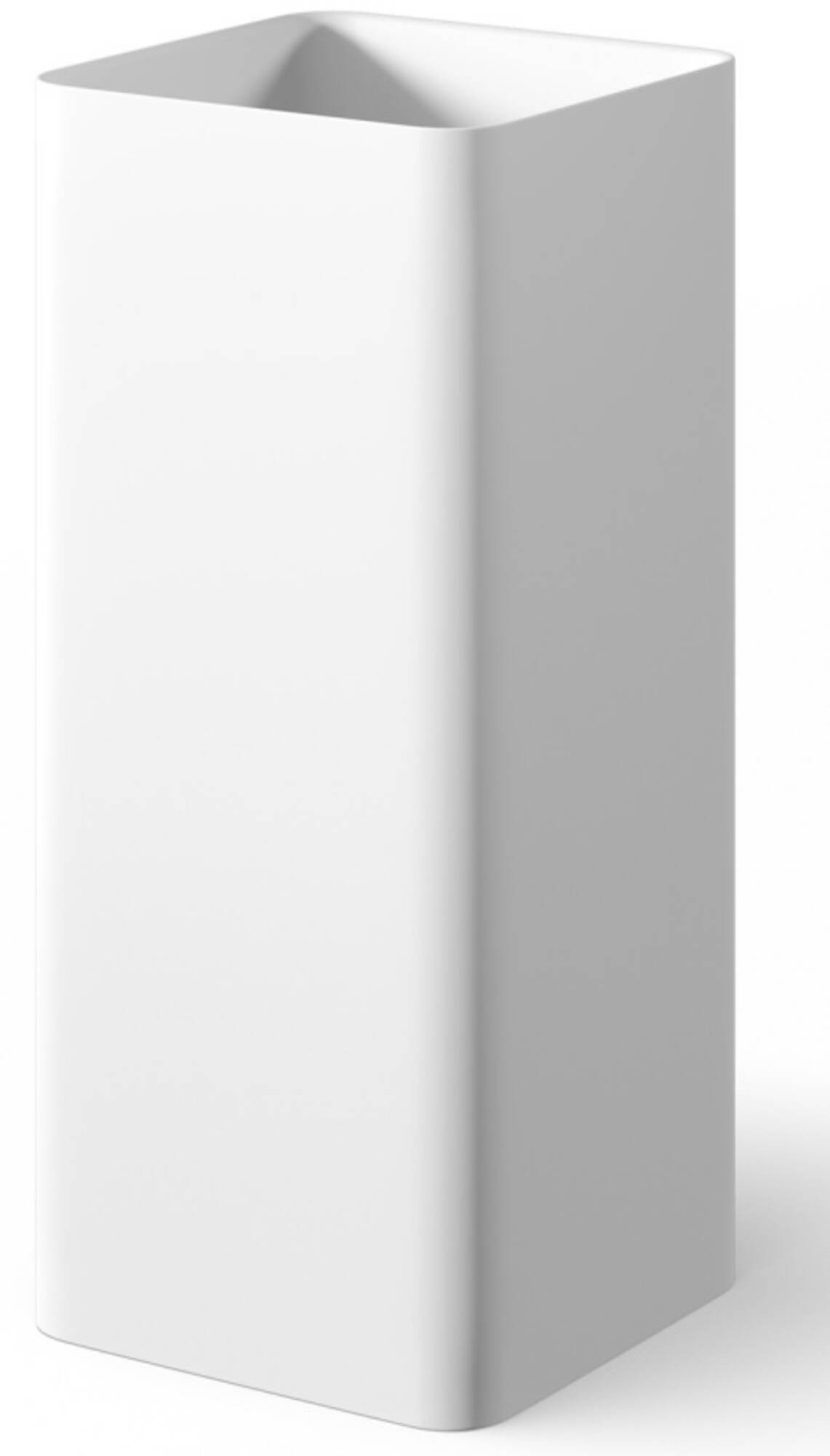 Looox Mineral Pillar Square Wastafelzuil 40x40x90 cm Matt White