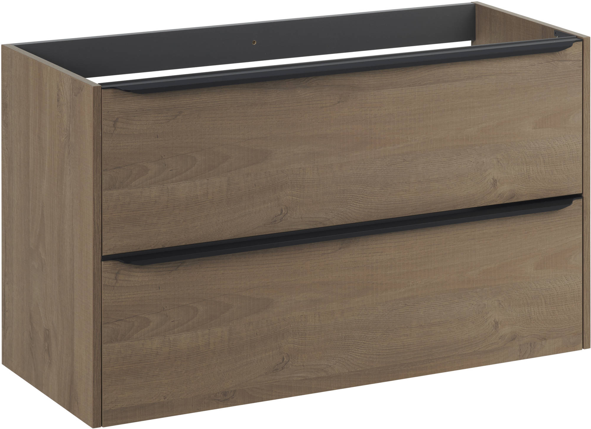 Saniselect Socan Slimline Onderkast 100x39,5x60 cm Toffee/Zwart