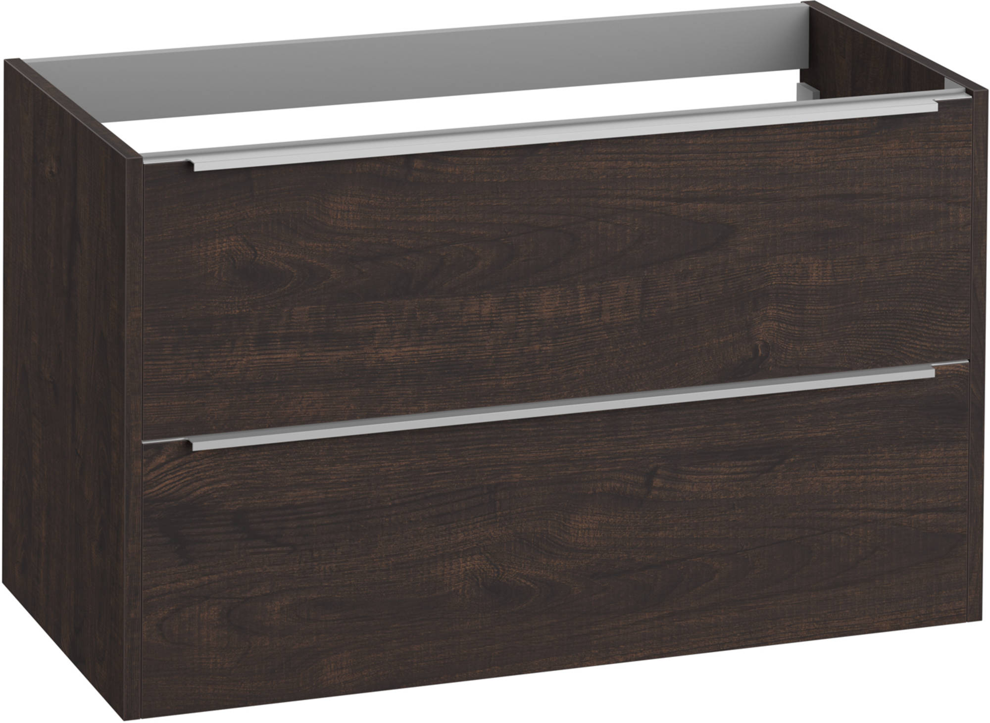 Saniselect Socan Onderkast 100x50,5x60 cm Kasteel Bruin/Chroom