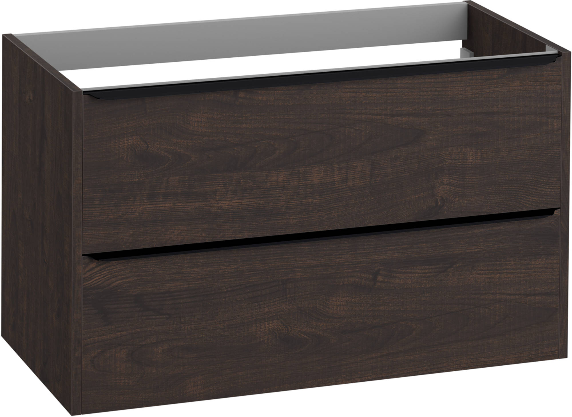 Saniselect Socan Onderkast 100x50,5x60 cm Kasteel Bruin/Zwart