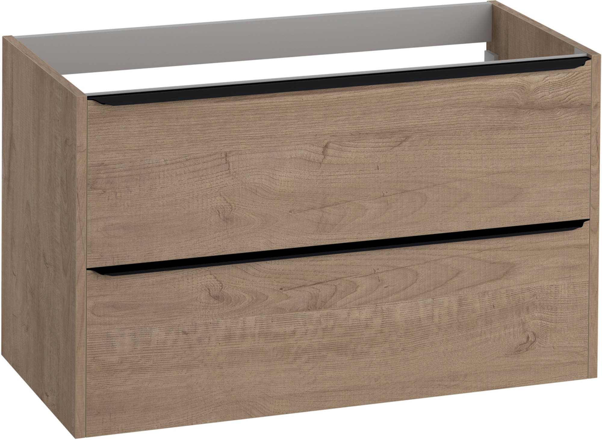 Saniselect Socan Onderkast 100x50,5x60 cm Toffee/Zwart