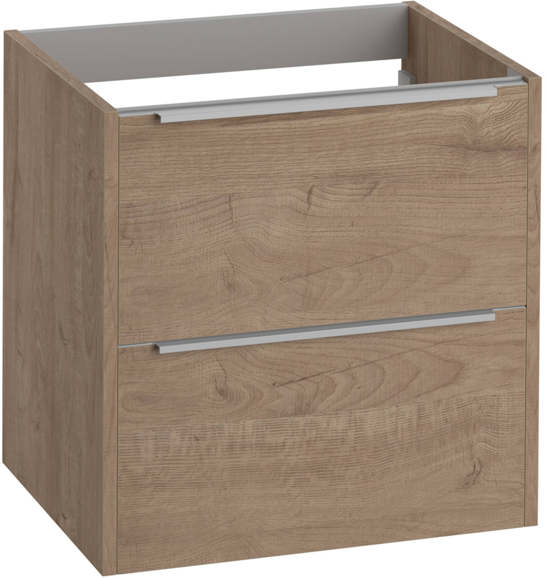 Saniselect Socan Slimline Onderkast 60x39,5x60 cm Toffee/Chroom