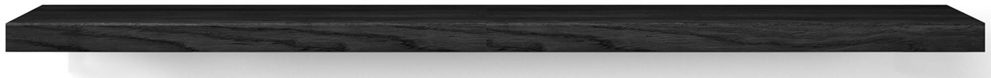 Looox Wooden Base Shelf Deco Wastafelblad 200x41x7 cm Black