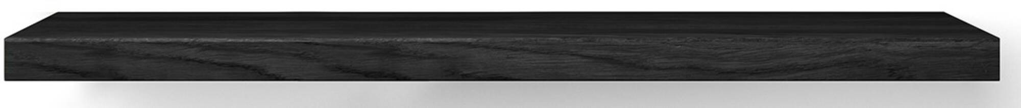 Looox Wooden Base Shelf Solo Wastafelblad 140x46x7 cm Black