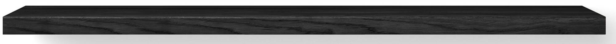 Looox Wooden Base Shelf Solo Wastafelblad 200x46x7 cm Black